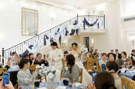結婚式テーマ　【DIVEウェディング！】の披露宴画像