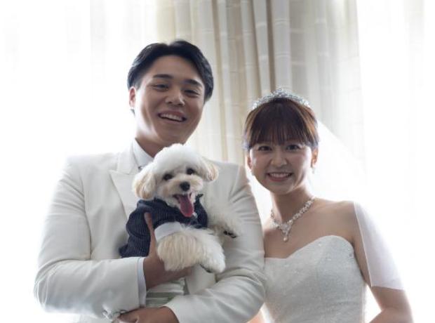 だいすきなワンちゃんと迎える結婚式🐾の挙式実例画像