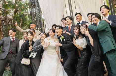 natural garden weddingの披露宴画像