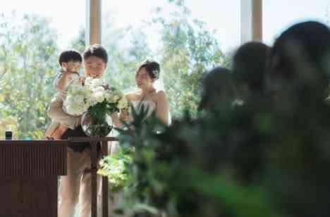 結婚5年目だからできるウェディング！の挙式画像