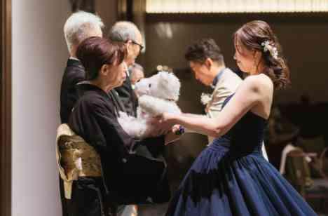 結婚5年目だからできるウェディング！の演出画像