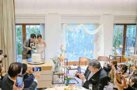 笑いあり涙あり飲んで食べて満腹WEDDINGの演出画像