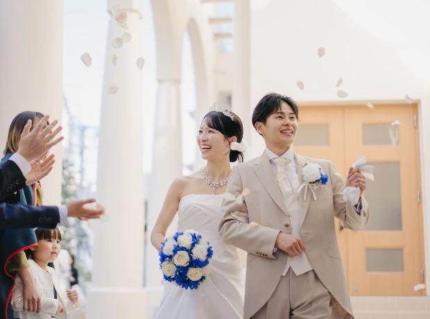 主役気分を味わいつつ、ゲストみんなと楽しんだ結婚式の挙式実例画像