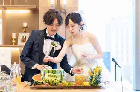 ゲストとの一体感を感じる楽しい結婚式の披露宴画像