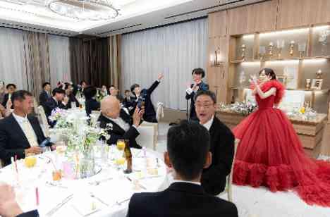 ゲストとの一体感を感じる楽しい結婚式の演出画像