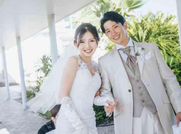 お二人らしい演出盛りだくさんな結婚式の挙式実例画像