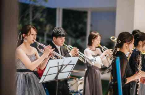 音と笑顔に包まれた、おふたりらしい結婚式の演出画像
