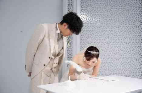 憧れのドレスと演出で叶えた理想の結婚式の挙式画像