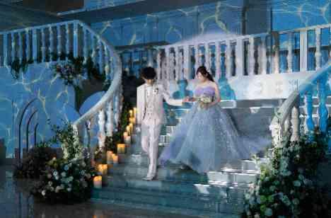 憧れのドレスと演出で叶えた理想の結婚式の披露宴画像