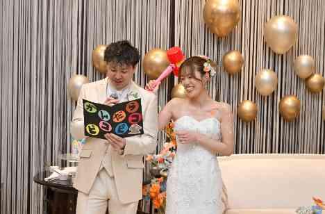 感謝とサプライズが紡ぐ特別なウェディングの披露宴画像