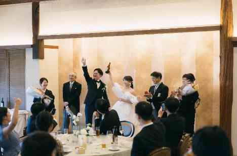 Wedding Thema　─「愛」をこめて乾杯！の演出画像
