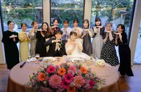 イルミネーション灯るロマンチックWeddingの披露宴画像