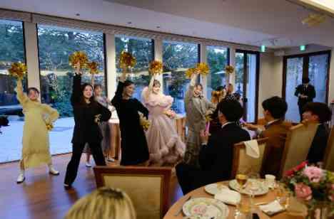 イルミネーション灯るロマンチックWeddingの演出画像