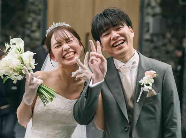笑顔がはじけるNight Weddingの挙式実例画像