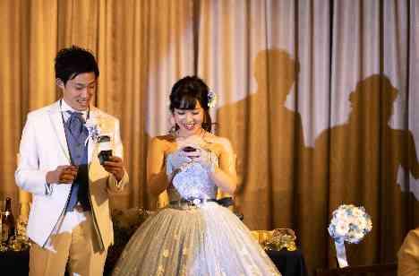 星がいっぱい“スターウェディング”の演出画像