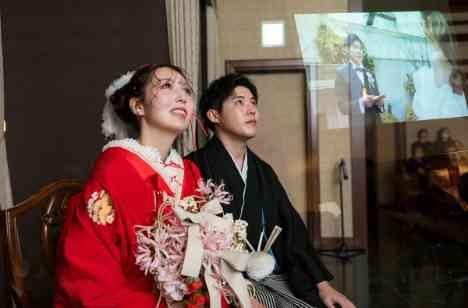 ゲストと一緒に楽しむWedding Storyの演出画像