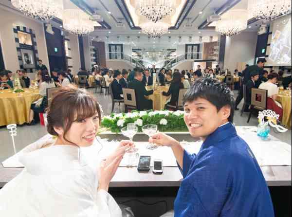 古き良きを取り入れた和モダンパーティーの挙式実例画像