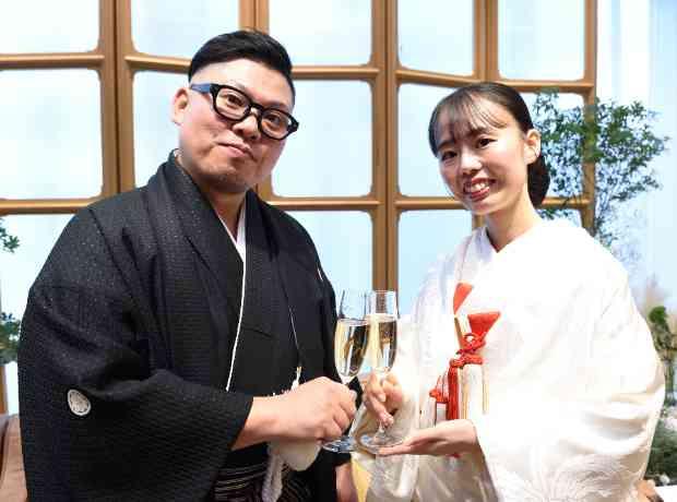 和と洋を取り入れたオリジナルのセンスが光る結婚式の挙式実例画像