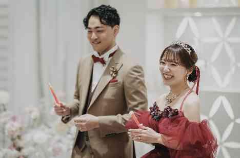 チャペルレターから始まる感謝の結婚式の披露宴画像
