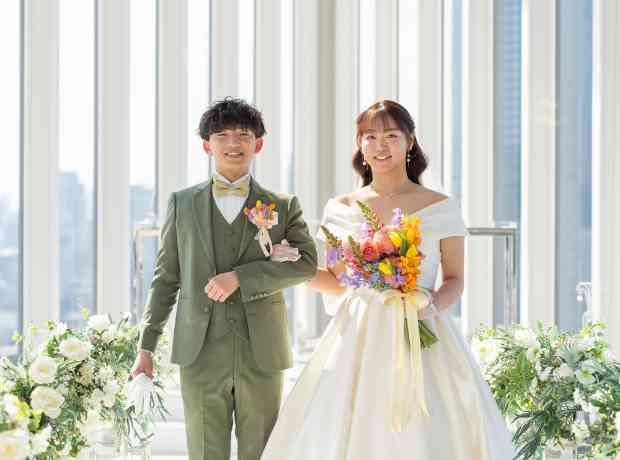 「ありがとう」と「笑顔」があふれる結婚式の挙式実例画像