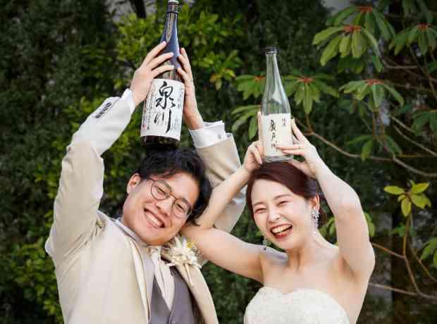 ～ご縁に乾杯～　笑顔満祭な美味しい！楽しい！結婚式の挙式実例画像