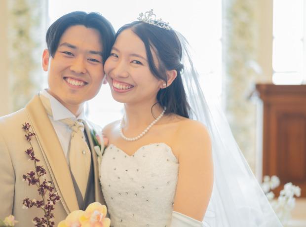 笑顔が咲く　おふたりの幸せのいちにちの挙式実例画像