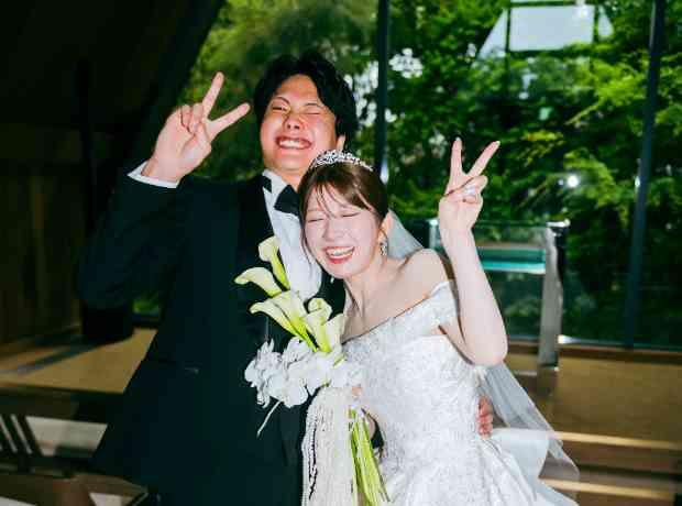 笑顔と感動が広がるお二人らしい一日にの挙式実例画像