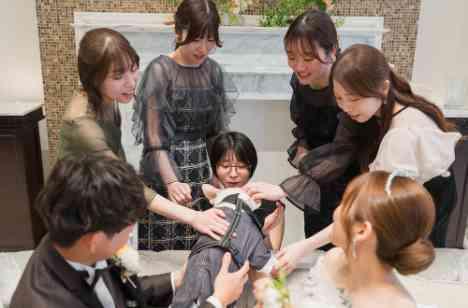 大好きなみんなと大好きな愛犬と過ごす1日の披露宴画像