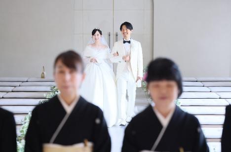 おふたりならではの世界観で過ごす1日にの挙式画像