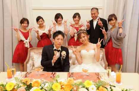 真実は、いつも1つWeddingの披露宴画像