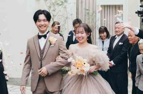 3年間ありがとう！これからもよろしくねの挙式画像