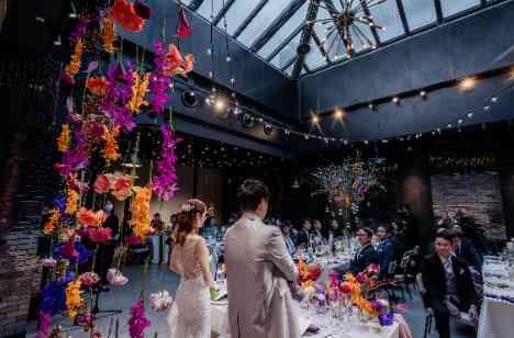海外weddingを思わせる空間で感謝を伝える時間の披露宴画像