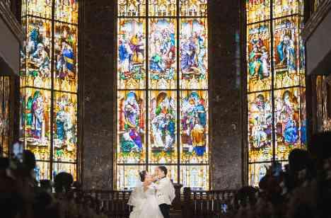 ふたりの【大好き】を詰め込んだ結婚式♪の挙式画像