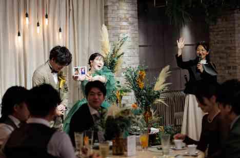 笑顔あふれるおもてなしウェディングパーティの演出画像