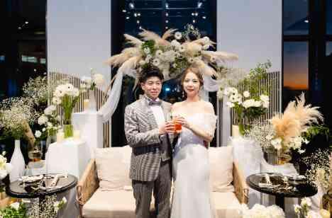 こだわり溢れる自分達らしいペットWEDDINGの披露宴画像
