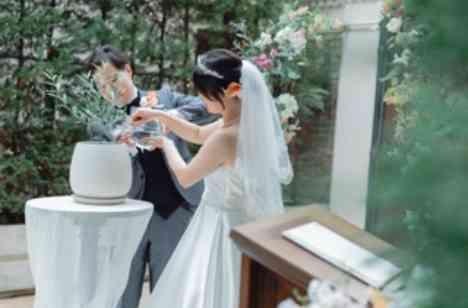 新郎様が叶えられた、新婦様の夢のガーデン挙式の準備・打ち合わせ画像