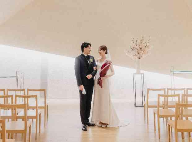 出会って23年！変わらない二人の笑顔溢れる結婚式！の挙式実例画像