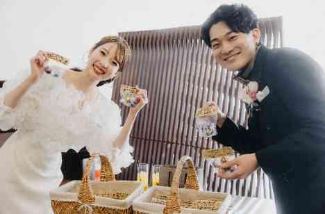 出会って23年！変わらない二人の笑顔溢れる結婚式！の演出画像