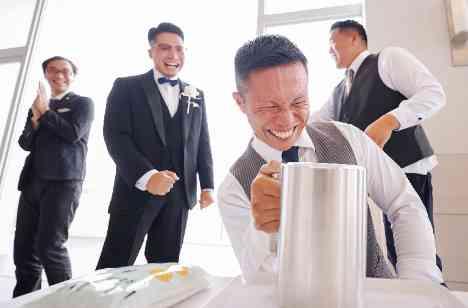 伝統と笑顔が織りなすHappyWeddingの演出画像