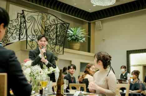 ゲストもおふたりも一緒に楽しめる結婚式の披露宴画像