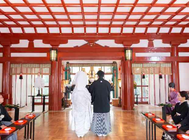 和も！洋も！取り入れたよくばり結婚式の挙式実例画像