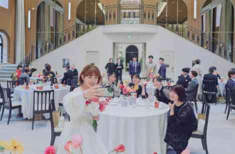 お決まり進行よりもフリースタイルを大切にした結婚式の披露宴画像