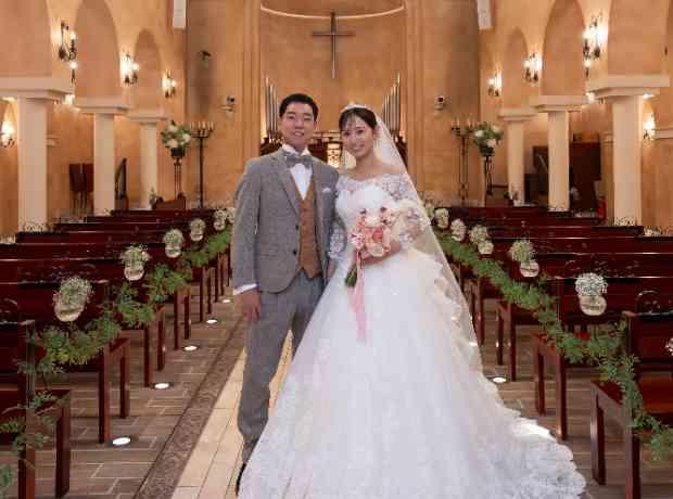 愛犬と愛娘が彩る心温まる結婚式の一日の挙式実例画像