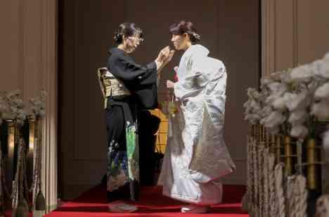 おふたりのこだわり溢れる!洋×和Weddingの挙式画像