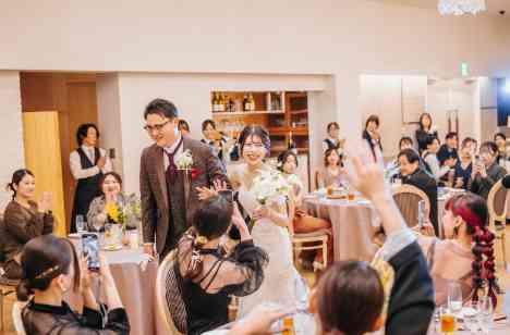 おふたりからゲスト全員へ感謝をカタチにの披露宴画像