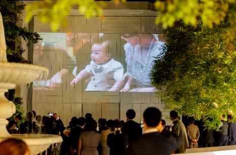 ガーデンナイトWEDDINGで幻想的な世界への演出画像