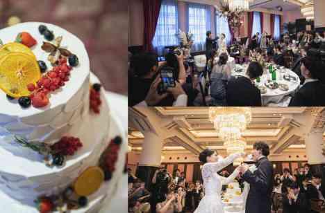 上質な空間で過ごす大切なゲストのみなさまとの結婚の披露宴画像