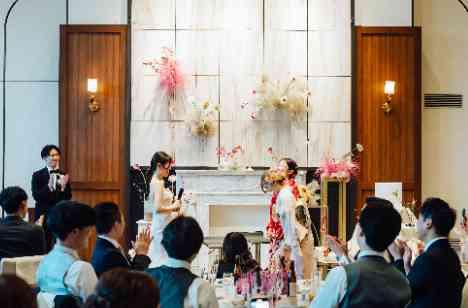 愛をもらってきた人生から、愛を届ける人生への披露宴画像