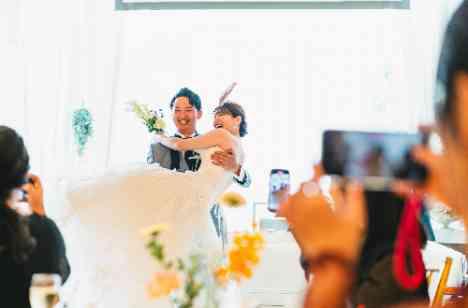 ゲストと創り上げた特別なWEDDING STORYの披露宴画像
