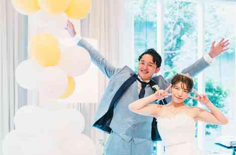 ゲストと創り上げた特別なWEDDING STORYの演出画像